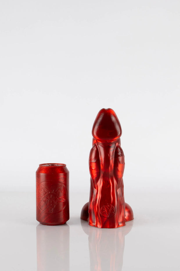 A medium red bull dildo.