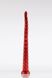 A product photo of a deep dildo.