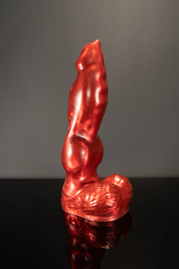 A red dog dildo by Twisted Beast.
