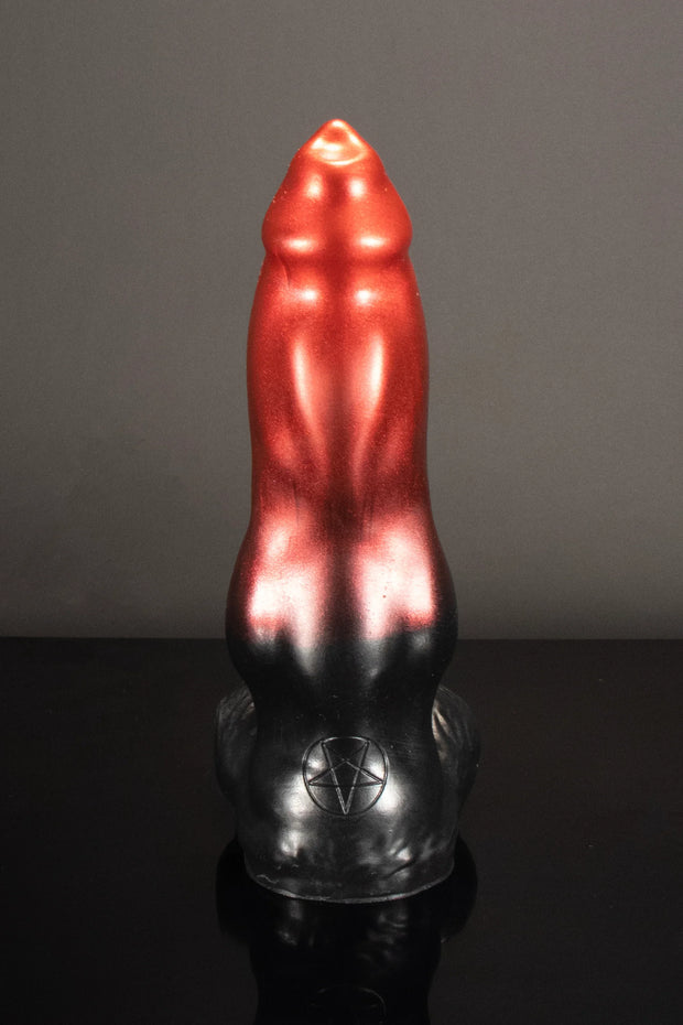 A product photo of a dog dildo by Twisted Beast.