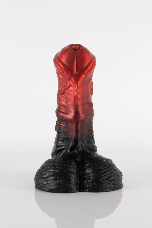 A product photo of a centaur dildo taken from the front.