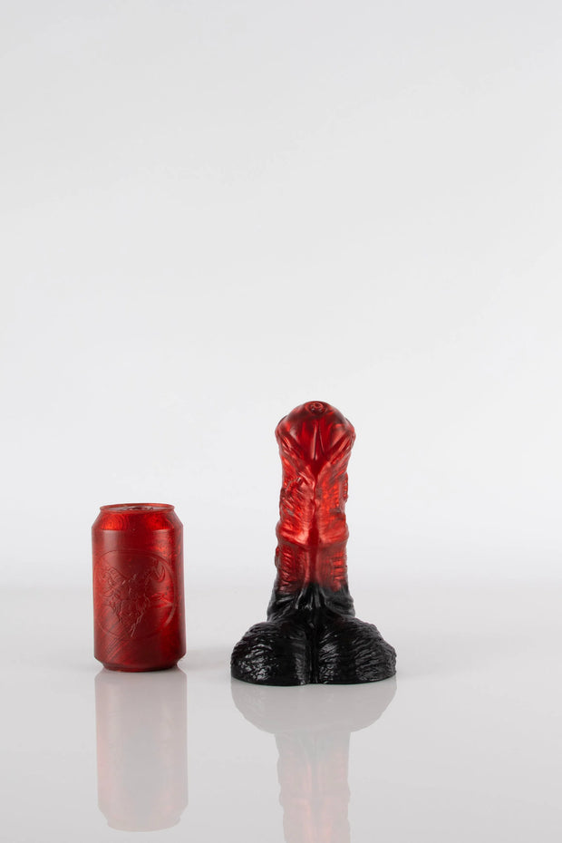 A product photo of a medium sized centaur dildo.