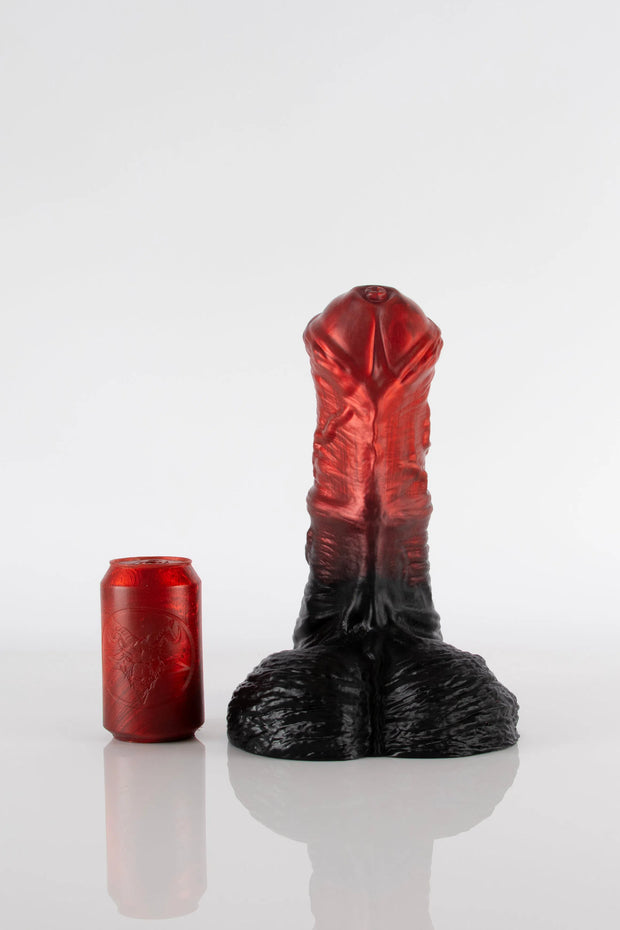 A product photo of an XL (Extra large) centaur dildo.