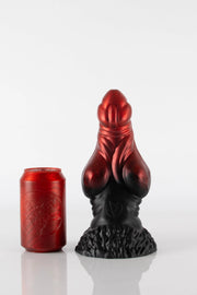 A product photo of a large Fox dildo.