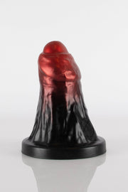 An XXL dildo taken from the side showing the Twisted Beast logo.