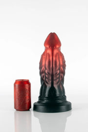 A product photo of an XL (extra large) reptile dildo.